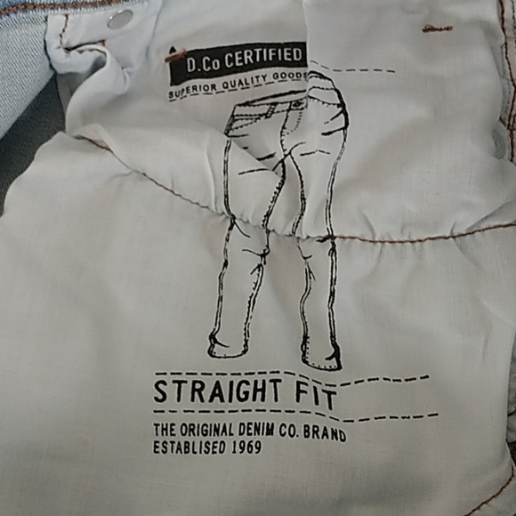 Denim Co. Stretch Straight Button Jeans W40 L34 - Picture 5 of 13